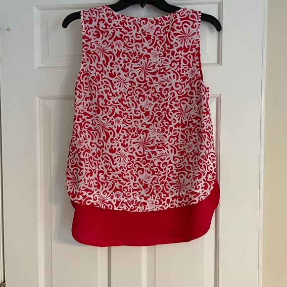 Pink and White Tank by Halogen - Picture 3 of 4